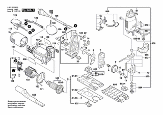 BOSCH Gehäusedeckel | Ersatzteile für GST 120 E | 2600508050