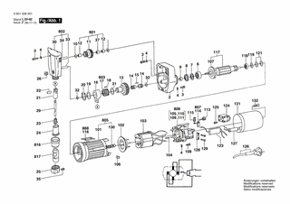 BOSCH Typschild | Ersatzteile für Nager | 160111A3H3