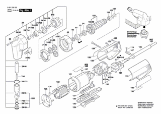 BOSCH Druckfeder | Ersatzteile für GNA 16 | 2604611033