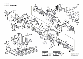 BOSCH Luftleitring | Ersatzteile fr GKS 65 | 1600591007