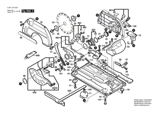 BOSCH Sechskantmutter DIN 985-M 5-8-A | Ersatzteile für GKS 68 B | 2915061003