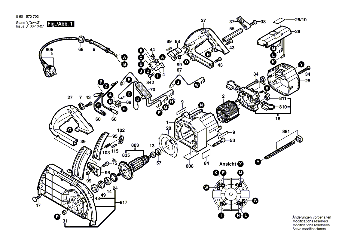 BOSCH Kreissägeblatt | Ersatzteile für GKS 68 BC - 0601570742