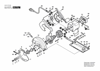BOSCH Gummiring | Ersatzteile für GKS 7 1/4 | 1619P01127