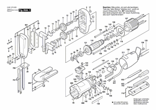 BOSCH Zylinderschraube DIN 84-AM3,5x8-5.8 | Ersatzteile für 1575 | 2910011084