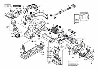 BOSCH Getriebedeckel | Ersatzteile für GHO 10-82 | 2609100024