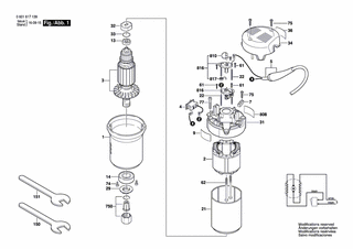 BOSCH Flachstecker | Ersatzteile für 1617 | 1604477005