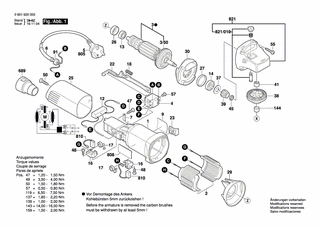 BOSCH Kohlebürstensatz 10 x 1 607 014 145 | Ersatzteile für GFF 22 A | 1607000483