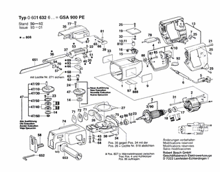 BOSCH Sgeblattsatz | Ersatzteile fr GSA 900 PE | 2608656014
