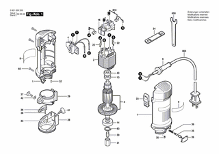 BOSCH Kohlebürstensatz | Ersatzteile für 1639 | 2610353931