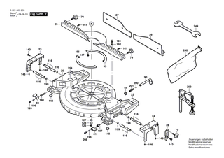 BOSCH Sägetisch | Ersatzteile für 5412L | 2610915766