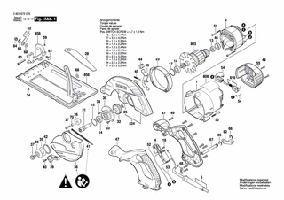 BOSCH Grundplatte | Ersatzteile fr CS5 | 1619P06006