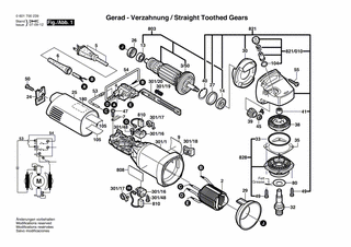BOSCH Motorgehäuse BLAU | Ersatzteile für 1700 | 1605108213