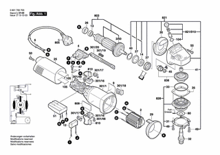 BOSCH Druckknopf SCHWARZ | Ersatzteile für GWS 14-125 CE | 1607000253