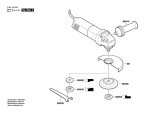 BOSCH Getriebeeinheit | Ersatzteile f�r 1706E | 1607000D4Z
