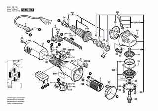 BOSCH Aufnahmeflansch 5/8-FL+B | Ersatzteile fr 1706 A | 3603340501