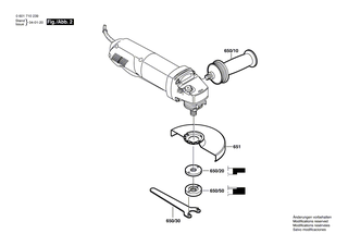 BOSCH Gehusedeckel BLAU | Ersatzteile fr 1710 | 1600508031
