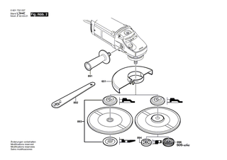BOSCH Kohleb�rstensatz | Ersatzteile f�r GWS 20-230 | 1607014171