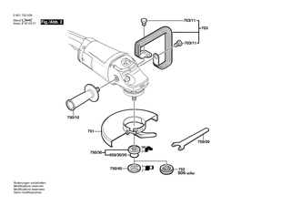 BOSCH Verschlussdeckel | Ersatzteile f�r GWS 20-180 | 1618B00802