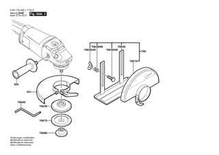 BOSCH Sicherungsscheibe | Ersatzteile f�r 1752 G | 1600171001