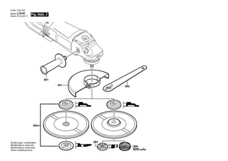 BOSCH Polschuh | Ersatzteile f�r GWS 23-180 | 160422057K