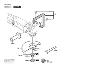 BOSCH Druckknopf SCHWARZ | Ersatzteile f�r GWS 23-180 | 1607000206