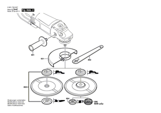 BOSCH Dichtblech | Ersatzteile f�r GWS 25-230 J | 1601006011