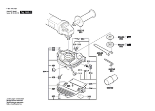BOSCH Blechschraube DIN7981-ST2,9x9,5C-Z | Ersatzteile fr 1775 E | 2912401005