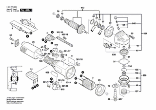 BOSCH Isolierplatte | Ersatzteile für PA 500 | 1601008005