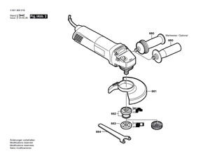 BOSCH Sechskantmutter M7, SW10 | Ersatzteile f�r GWS 7-115 | 1603300016