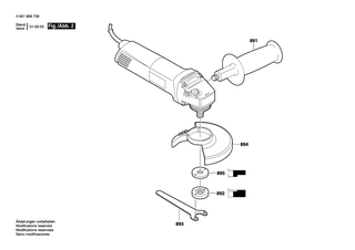 BOSCH Tülle Ø7,3-Ø8,6x67 MM | Ersatzteile für 1806 A | 1600703031