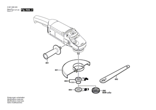 BOSCH Steckh�lsengeh�use | Ersatzteile f�r GWS 20-180 H | 1605190068