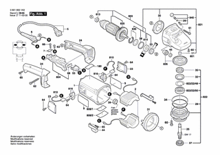 BOSCH Halteklammer | Ersatzteile für GWS 20-180 | 1601334009