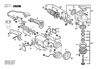 BOSCH Rillenkugellager | Ersatzteile für GWS 20-230 H | 1600905028