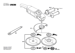 BOSCH Schnellspannmutter M14, SDS-CLIC | Ersatzteile f�r GWS 2000 | 1600A016PP