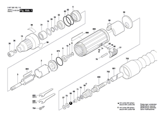BOSCH Ausgleichscheibe 0,05 MM DICK | Ersatzteile f�r Hf-Geradschleifer, Geradschleifer - 1600100601