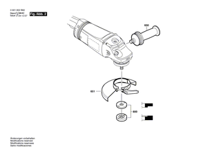 BOSCH Ausgleichscheibe 0,25 MM DICK | Ersatzteile für 1893-6D | 1600190038