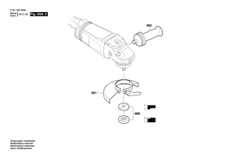 BOSCH Hinweisschild | Ersatzteile fr 1893-6 | 1601118G66
