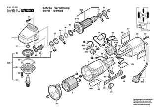 BOSCH Federscheibe | Ersatzteile für GWS 9-125 CS, GWS 9-125 CM - 1600150011