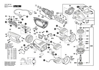BOSCH Magnet | Ersatzteile für GWS 22-180 LVI, GWS 22-230 LVI - 1600190048