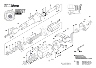 BOSCH St�tzring | Ersatzteile f�r Hf-Geradschleifer - 1600202019
