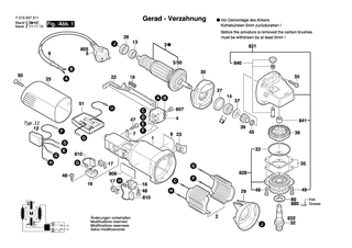 BOSCH O-Ring 42,0x1,1 MM | Ersatzteile für GWS 6-115, GWS 660 - 1600210041
