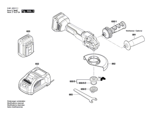 BOSCH O-Ring | Ersatzteile für GWS 7-115, AG40-11PD - 1600210253