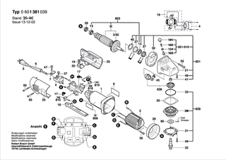 BOSCH Luftleitring | Ersatzteile f�r GBR 14 C, GWS 7-115 - 1600591013