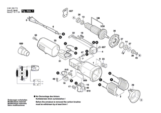 BOSCH Luftleitring | Ersatzteile fr GEX 150 TURBO, GWS 6-115 - 1600591023