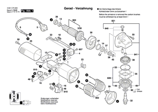 BOSCH Luftleitring | Ersatzteile für GEX 150 TURBO, GWS 6-115 - 1600591023