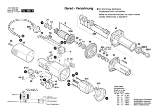 BOSCH Luftleitring | Ersatzteile für GEX 150 TURBO, GWS 6-115 - 1600591023
