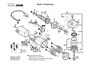 BOSCH Luftleitring | Ersatzteile für GWS 6-115, GWS 660 - 1600591024