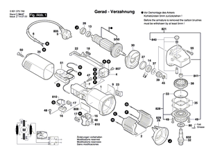 BOSCH Luftleitring | Ersatzteile für GWS 6-115, GWS 660 - 1600591024