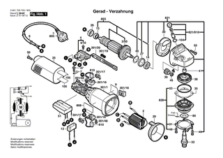 BOSCH Luftleitring | Ersatzteile für GEB 1000 CE, OSB 1020 CE - 1600591025