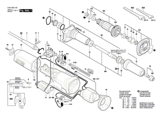 BOSCH Luftleitring | Ersatzteile für GEB 1000 CE, OSB 1020 CE - 1600591025